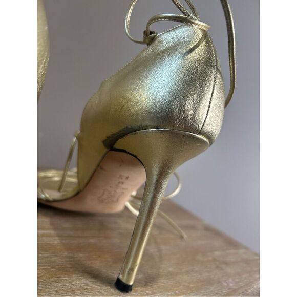 Michael Kors gold strap heels - Picture 4 of 11